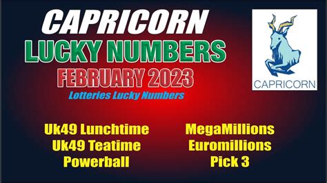 capricorn lucky lottery number|capricorn lottery predictions.